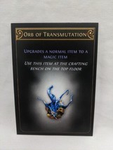 Path Of Exile Exilecon Orb Of Transmutation Currency Crafting Trading Card - £26.72 GBP