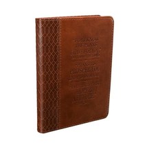 Brown Lux-leather Journal Plans Jeremiah 29:11 Christian Art Gifts (Designer) - £10.62 GBP