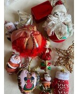 10 x vintage and unique Christmas tree ornaments from France: Santa, etc  - €41,26 EUR 10 x vintage and unique Christmas tree ornaments from France: Santa, etc  - €41,26 EUR