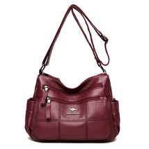 High Quality Leather Shoulder Bag Designer Bag Trend big Crossbody Bags for Wome - £41.23 GBP