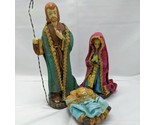 Vintage PARMA  AAI Nativity Figures Set Japan Mary Joseph Baby Jesus  - $29.69