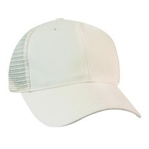 Solid White Trucker hat 6 Panel Low Profile Blank hat snapback hat new  - $9.23