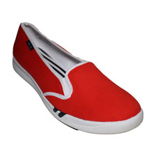 Lands End Women&#39;s Size 11 M, Canvas Slip-on Loafer Shoes, Salsa Orange - £15.72 GBP