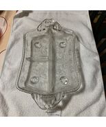 Ellegant Viking New Martinsville Prelude 3/part handled relish dish - $34.65