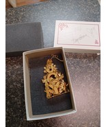 Danbury Mint 23 KT Gold Plated 1996 Joy Christmas Ornament In Box - $27.06 CAD