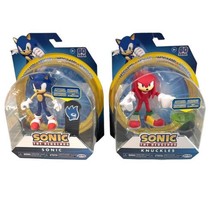 JAKKS Pacific Sonic the Hedgehog Knuckles Jewel Sonic Snowboard Lot NEW - $41.70