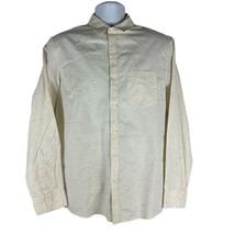 Marc Anthony Luxury Slim Fit Button-Up Shirt - Size M - Cream - $18.50