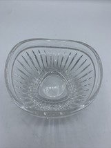 Vintage Unique Shaped Triangular Crystal Candy / Nut DIsh - £7.58 GBP