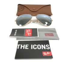 Ray-Ban Sonnenbrille Rb3025 Aviator Large Metal 112/W3 Matt Gold Mit / Silber - $128.68