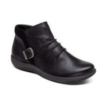 Aetrex Women&#39;s Luna Orthopedic Leather Zipper Ankle Boot, Black Size 6-6... - $824.34 MXN