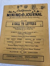 California Mining Journal Magazine , July 1978, “Leading Domestic Mining... - £6.02 GBP