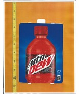 HVV Size Mountain Dew Code Red 20 oz BOTTLE Soda Vending Machine Flavor ... - $4.10 CAD