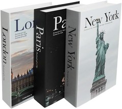 Coffee Table Decorative Books For Home Decor, Fake Books For, 3 Piece - $35.95