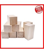 Super Soft Basswood Blocks - 8 Ready-to-Carve Wood Pieces for Whittling Fun - $39.93 CAD
