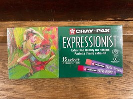 Sakura Cray-Pas Expressionist Oil Pastels 16 Colors New Unopened Package - $14.50