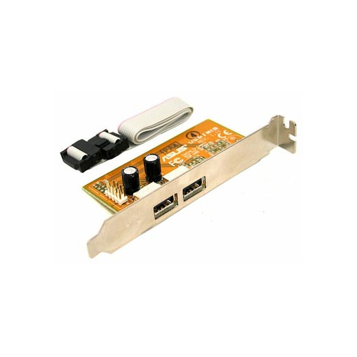 Asus USB/MIR card    Two USB connectors mounted on a bracket that takes ... - $9.75