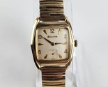 Bulova M4 Mens Mechanical Watch Sub Dial 10K RGP Bezel &amp; Gold Filled Ban... - $128.69