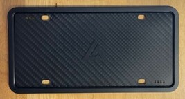 Silicone Black License Plate Frame Cover Slide In 1 Pack Front Or Back C... - $276.54 MXN