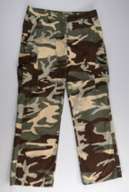 Camo Cargo Green Brown Pants United Colors of Benetton Womens Size US 10 - £31.38 GBP