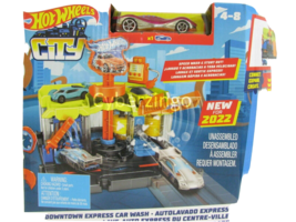 Hot Wheels Downtown Express Car Wash With Car BRAND NEW - £18.51 GBP