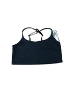 Girlfriend Collective 1008S Juliet Strappy Bra Black Size Medium New wit... - $521.08 MXN