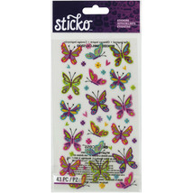 Sticko Stickers-Spicier Butterflies - $14.35