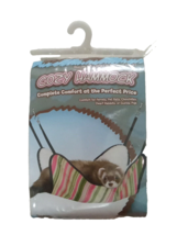 Cozy hammock 14&quot; X 14&quot; Ferret Rats Chinchilla Cloth Plush Lined Durable Brown - £9.78 GBP