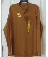 Stanley Workwear Cotton Blend Henley Heavyweight Almond Men&#39;s Sz M-XL NWT - $474.34 MXN
