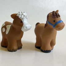 2012 Fisher Price Little People Animals Cow Horse Toy Figures Farm - $7.56