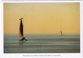 Postcard Ice Sailors On The Bodden Germany 4 1/2&quot; x 6 1/2&quot; - £3.09 GBP
