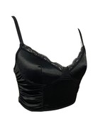 Shein Bra Corsette Sz S Eyelet Trim Smooth Satiny Feel Adjustable Straps - $17.67 CAD