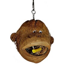 AE Cage Company Happy Beaks Coco Monkey Head for Birds Entertainment Pla... - £26.04 GBP