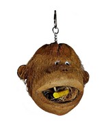 AE Cage Company Happy Beaks Coco Monkey Head for Birds Entertainment Pla... - £26.06 GBP
