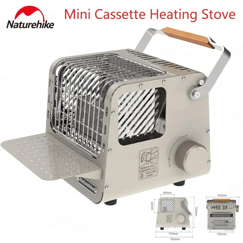 Naturehike Mini Portable Cassette Heating Stove Winter Camping Heater Butane Gas - £125.06 GBP