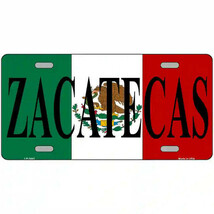 Zacatecas Mexico Flag Metal Sign - $20.52 CAD