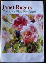 Expressive Watercolor Florals Art Painting Instruction by Janet Rogers DVD : VG - $29.09