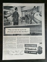 Vintage 1942 B.F. Goodrich Airplane Tires Full Page Original Ad 721 - £5.24 GBP