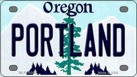 Portland Oregon Novelty Mini Metal License Plate Tag - £11.74 GBP