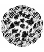 Black and White Fur Pattern Metal Wind Spinner - $47.90 CAD