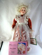 Paradise Galleries Twas the Night Before Xmas Mrs SANTA CLAUS 16&quot; Porcel... - $49.49