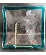Art Glass Tray: La Murrina, Murano Square Glass Dish c.1990s, Signed + Logo - $125.00