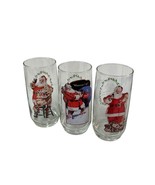 Coca-Cola Haddon Sundblom 1940s Santa Glasses Series II 93761 Complete S... - $16.57