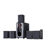 beFree Sound 5.1 Channel Bluetooth Surround Sound Speaker System in Black - $75.25