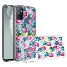 Design Transparent Bumper Hybrid Case For One Plus Nord N100 Pineapple Zigzag - £6.12 GBP