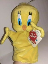 Looney Tunes Hand Puppet Tweety Applause New w/Tags Plush Vintage 1994 12&quot; - £7.90 GBP