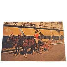 Postcard The Grand Hotel Mackinac Island Michigan Private Carriage Ride Chrome - £5.27 GBP