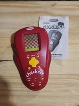 Radica Checkers Electronic Handheld Game 2000 Travel Red - Tested - $10.10