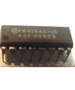 1  Samsung KM4164A-15, 64K x 1 DRAM 16 Pin DIP - $62.10 MXN