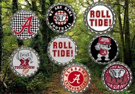 Alabama Crimson Tide  refrigerator magnets lot of 8 cool collectibles Ma... - $10.88