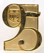 United Parcel Service UPS 95th Anniversary Pin Gold Shield Employee VTG - $21.86 CAD